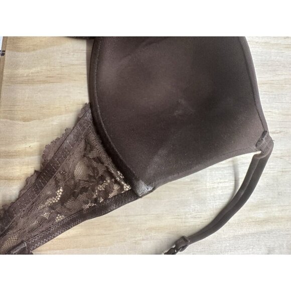 Skims Fits Everyone T Shirt Bra Cocoa Brown 36B - Picture 7 of 8